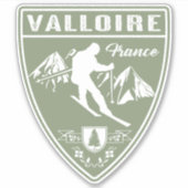 スキーバロワールFrance シール (正面)