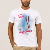 スキーバンクーバーカナダ Tシャツ (正面)