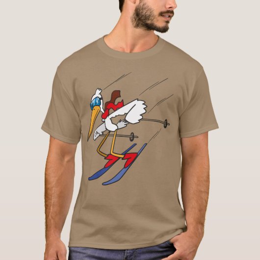 スキーバードファミリー Tシャツ (正面)