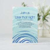 スキーバーバルミツワーパーティーカード 招待状 (スタンド正面)