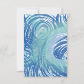 スキーバーバルミツワーパーティーカード 招待状 (裏面)