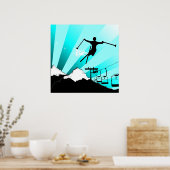 スキーパウダートレイル ポスター (キッチン)