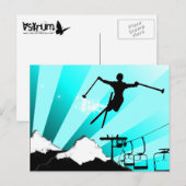 スキーパウダートレイル ポストカード (正面/裏面)