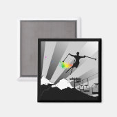 スキーパウダートレイル マグネット (正面/裏面)