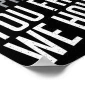 スキーパトロール – あなた秋私たちはスキーのウィンタースポーツを引っ張る ポスター (角)