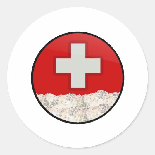 スキーパトロール ラウンドシール (正面)