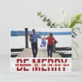 「スキーパトロール」（緋色）ホリデーカード シーズンカード (スタンド正面)