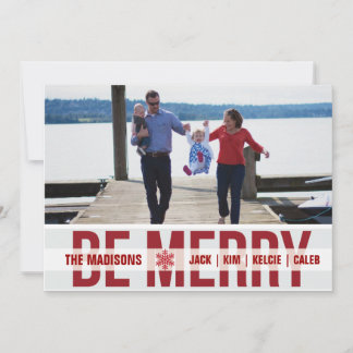 「スキーパトロール」（緋色）ホリデーカード シーズンカード