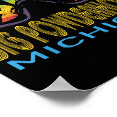 スキービッグパウダーホルンミシガンスキー休暇 ポスター (角)