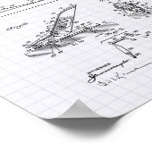 スキービンディング1940パテントアート – 並んだペッパー ポスター (角)