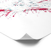 スキーフリースタイルスキーFreeskiウィンターエクストリームスポーツ ポスター (角)