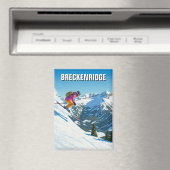 スキーブリッケンリッジコロラドスキーアトラベル マグネット (インサイチュ (食洗機))