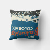 スキーブレッケンリッジ枕 クッション (裏面)