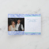 スキーペンギンのクリスマスフォトカード シーズンカード (内部)