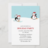 スキーペンギンズホリデーパーティー 招待状 (正面)