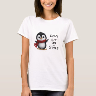 スキーペンギンTシャツ Tシャツ