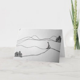 スキーホリデースケッチ カード