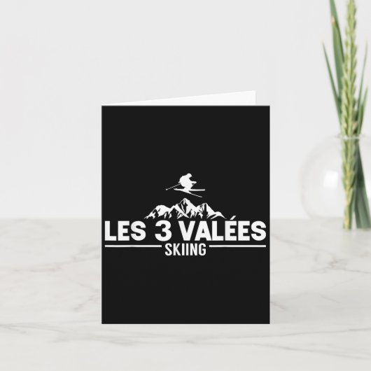 スキーホリデーズデスキーヤーズザ3サレーススキー カード (正面)