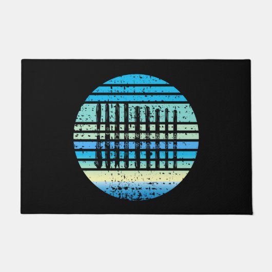 スキーボードコレクション ドアマット (正面)