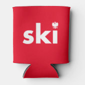 スキーポーランド名クール 缶クーラー (正面)