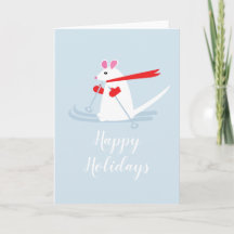 スキーマウスからのクリスマスグリーティング