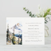 スキーマウンテンテルリザードコロラドリハーサルディナー 招待状 (スタンド正面)