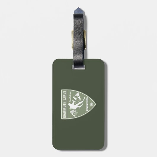 スキーマンモスレイクスカリフォルニア ラゲッジタグ (裏面縦)