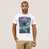 スキーモンブランフランス Tシャツ (正面フル)