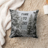 スキーヤーのための装飾用クッション クッション (ブランケット)