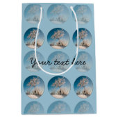 スキーヤーの停止 ミディアムペーパーバッグ (正面)