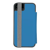 スキーヤーの敬服の念に満ちたヴィンテージ旅行ポスター INCIPIO iPhoneウォレットケース (フォリオ裏面)