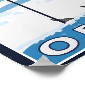 スキーヤーの称賛 – ヴィンテージ旅行ポスター ポスター (角)