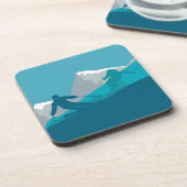 スキーヤーアルパインスキーダウンヒルレース コースター (左側)