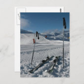 スキーヤースキピスト ポストカード (正面/裏面)