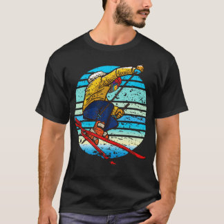 スキーヤースキーレトロ Tシャツ