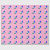 スキーヤースノースキーラッピング紙 ラッピングペーパー (フラット)