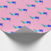 スキーヤースノースキーラッピング紙 ラッピングペーパー (角)