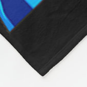 スキーヤースムースキツネテリアスノーボードポケット フリースブランケット (角)