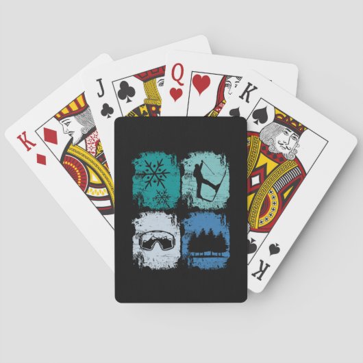 スキーヤーズウィンタースポーツ トランプ (裏面)