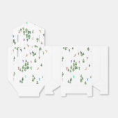 スキーヤーズスキーイラストレーションスキークリスマスクリスマス フェイバーボックス (折り畳みなし)