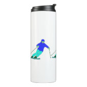 スキーヤーズダウンヒルスキー タンブラー (回転左)