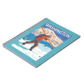 スキーヤー運ズスノースキー – ワシントン ノートブック (左側)