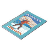 スキーヤー運ズスノースキー – 山フード, OR ノートブック (左側)