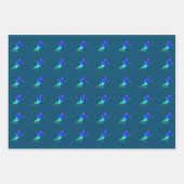 スキーヤー雪スキー ラッピングペーパーシート (正面3)