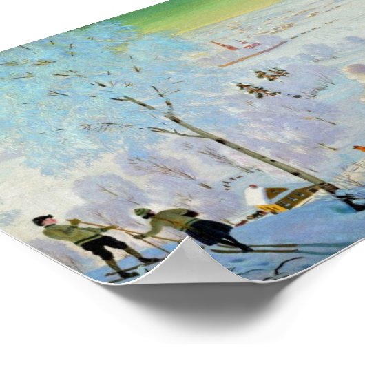 スキーヤー1919 ポスター (角)