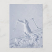 スキーヤー2 ポストカード (正面)