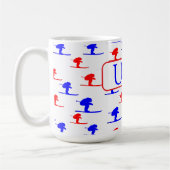 スキーヤー コーヒーマグカップ (左)