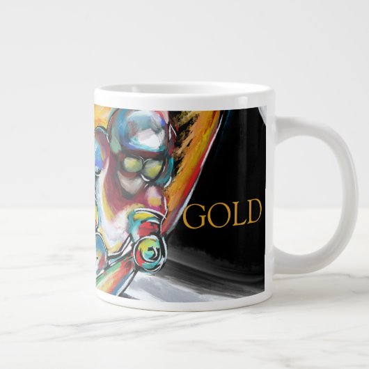 スキーヤー ジャンボコーヒーマグカップ (右)