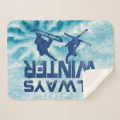 スキーヤー&スノーボーダーブランケット シェルパブランケット (正面(横))