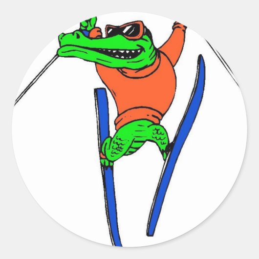 スキーヤー ラウンドシール (正面)